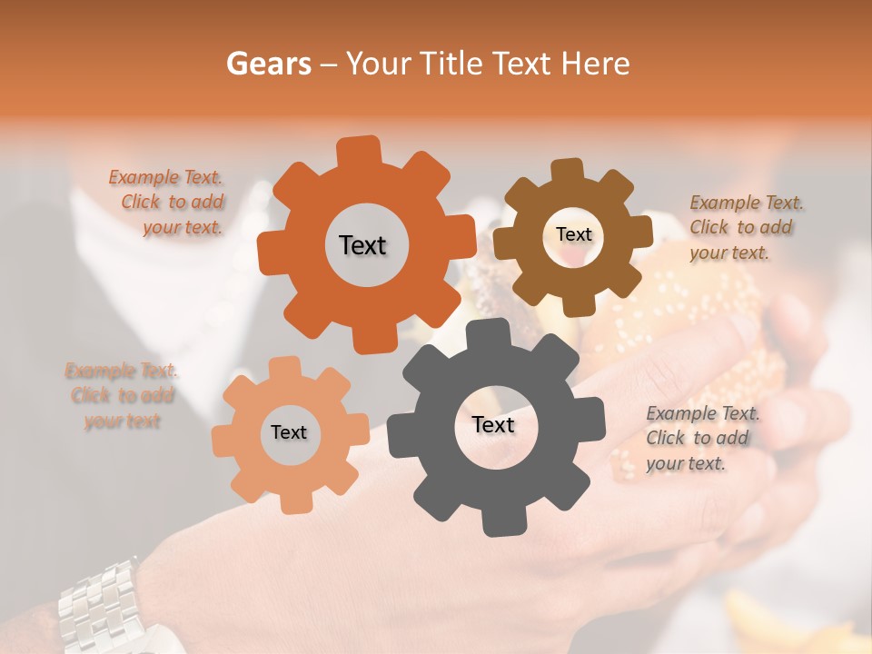 Profile View Pose PowerPoint Template