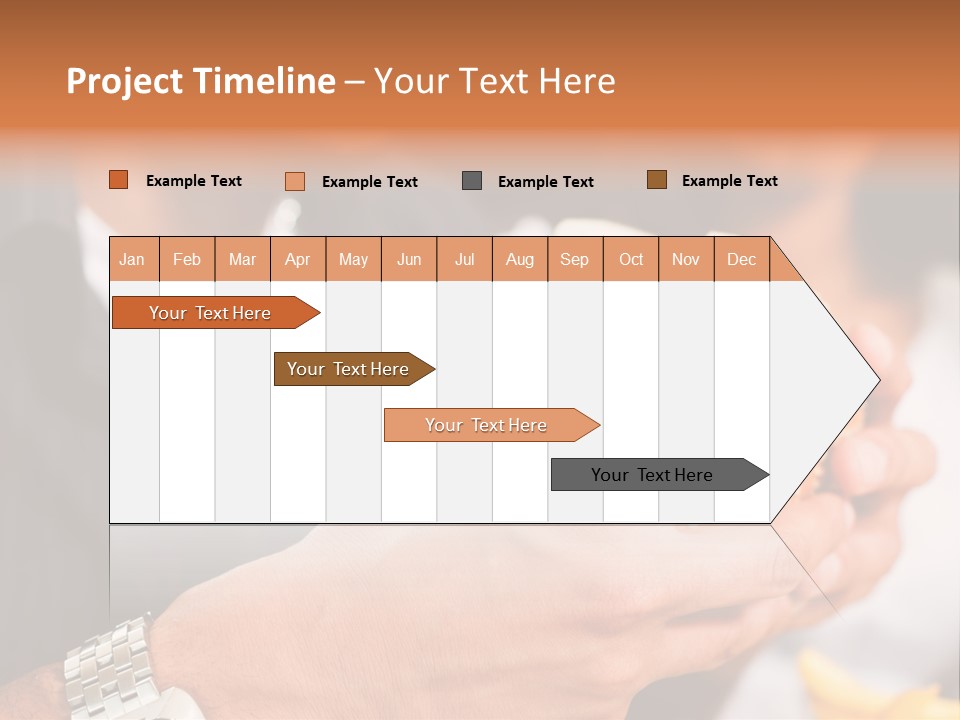 Profile View Pose PowerPoint Template