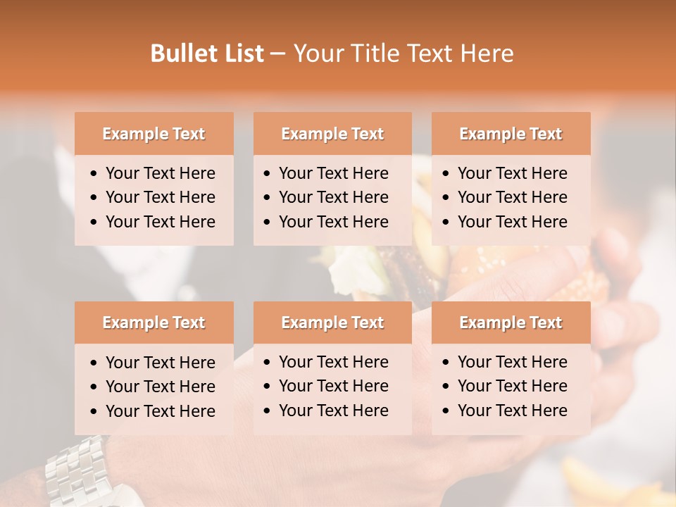 Profile View Pose PowerPoint Template