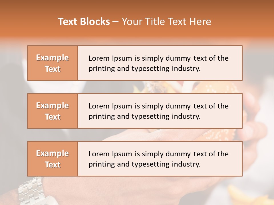 Profile View Pose PowerPoint Template