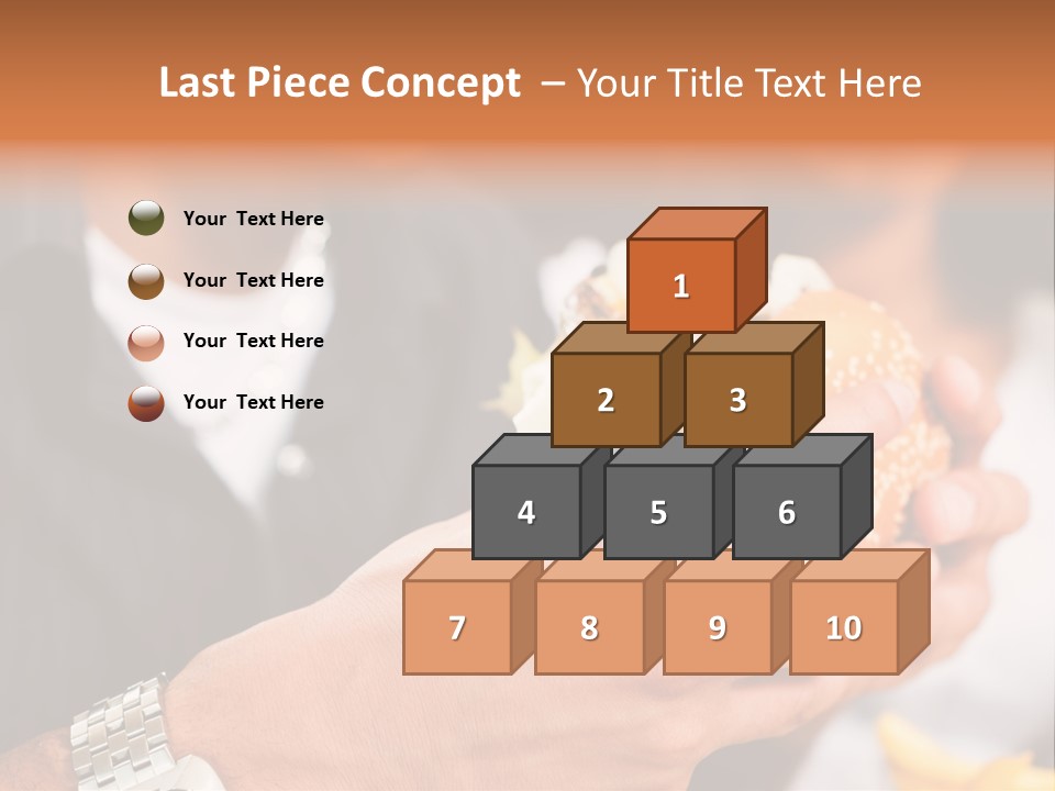 Profile View Pose PowerPoint Template