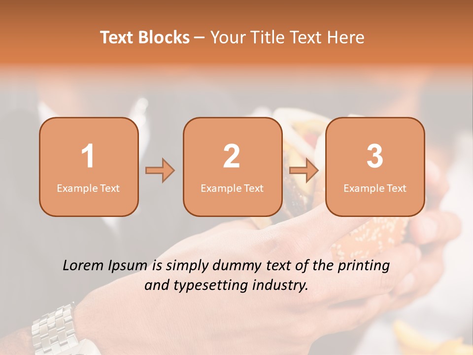 Profile View Pose PowerPoint Template