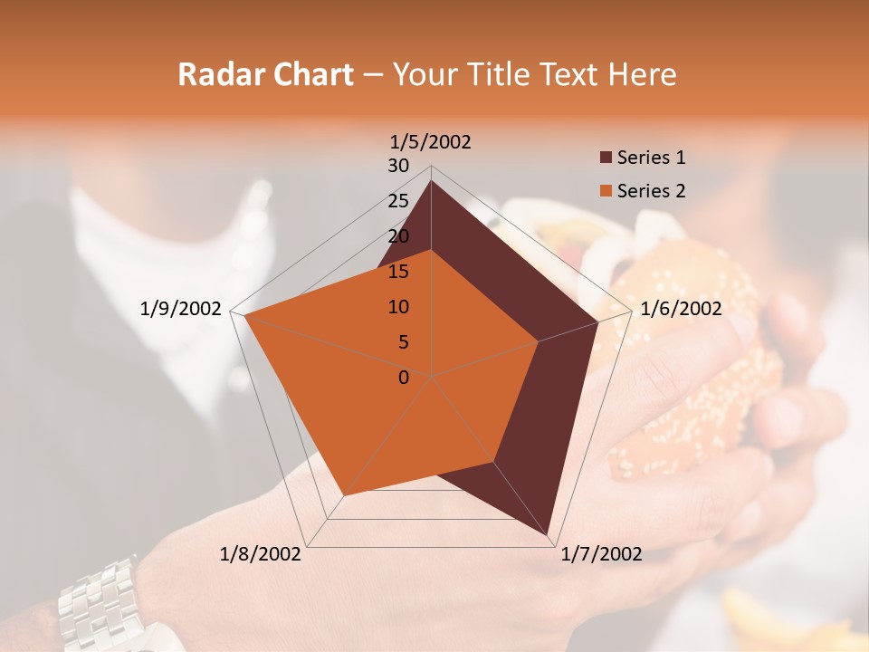 Profile View Pose PowerPoint Template