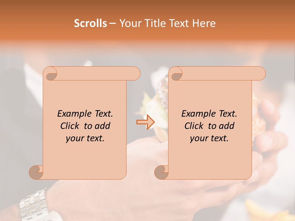 Profile View Pose PowerPoint Template