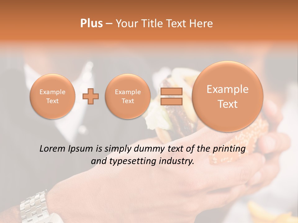 Profile View Pose PowerPoint Template