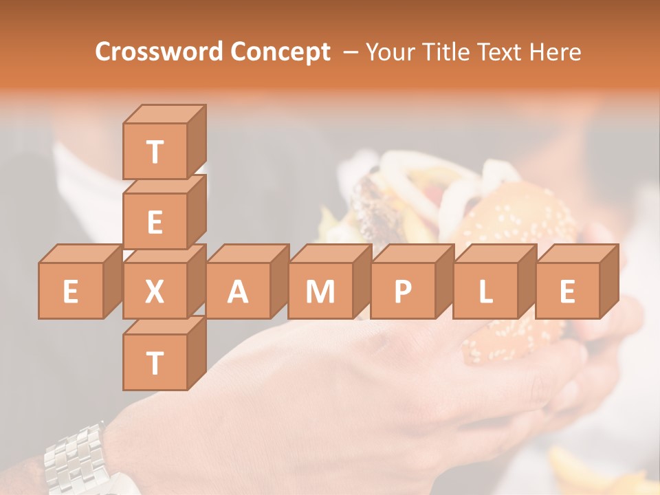 Profile View Pose PowerPoint Template