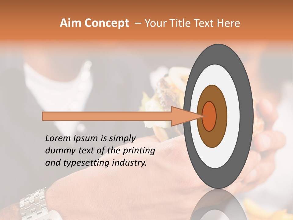 Profile View Pose PowerPoint Template