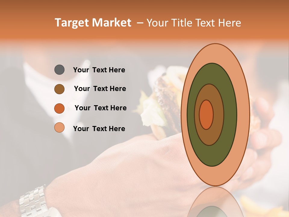 Profile View Pose PowerPoint Template