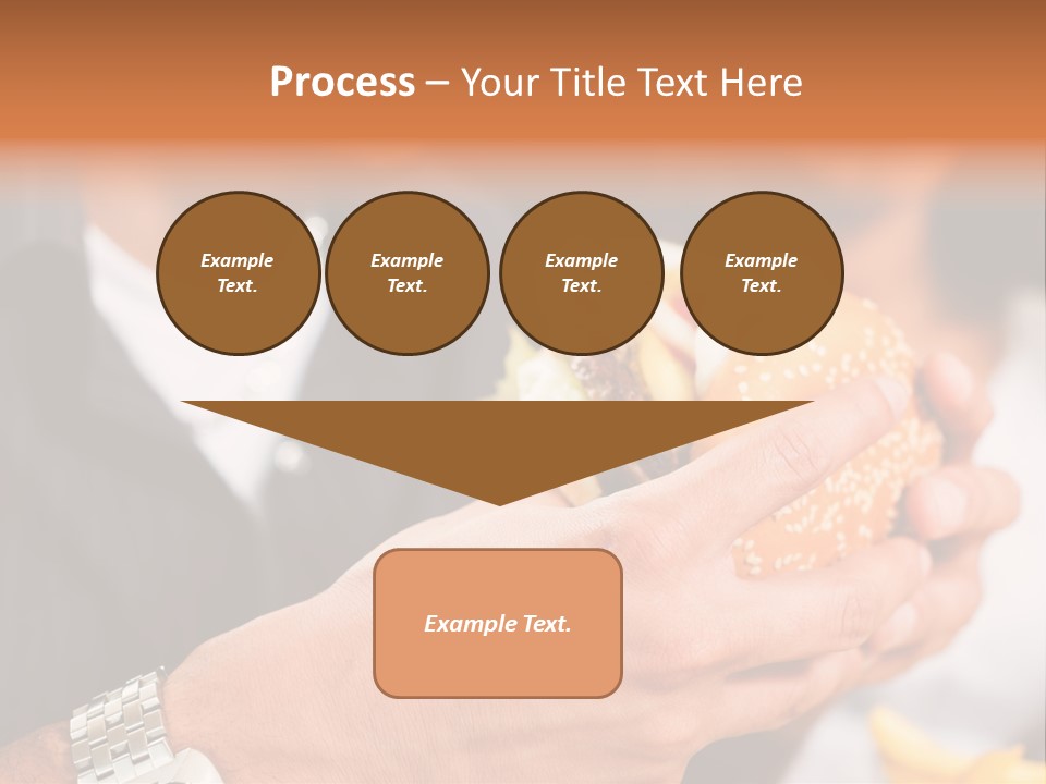 Profile View Pose PowerPoint Template