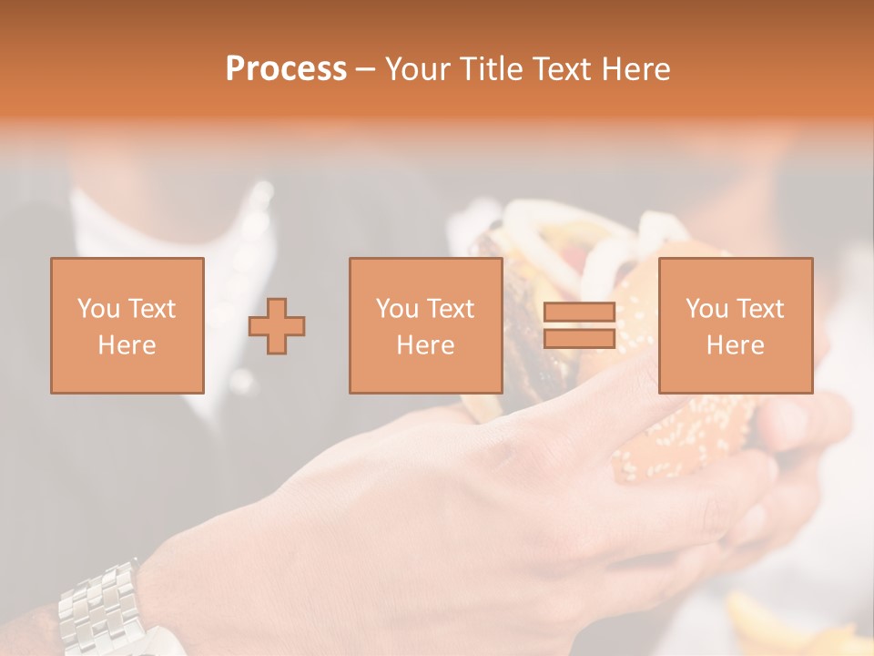 Profile View Pose PowerPoint Template