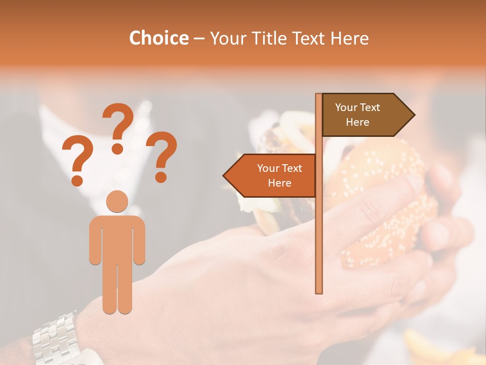 Profile View Pose PowerPoint Template