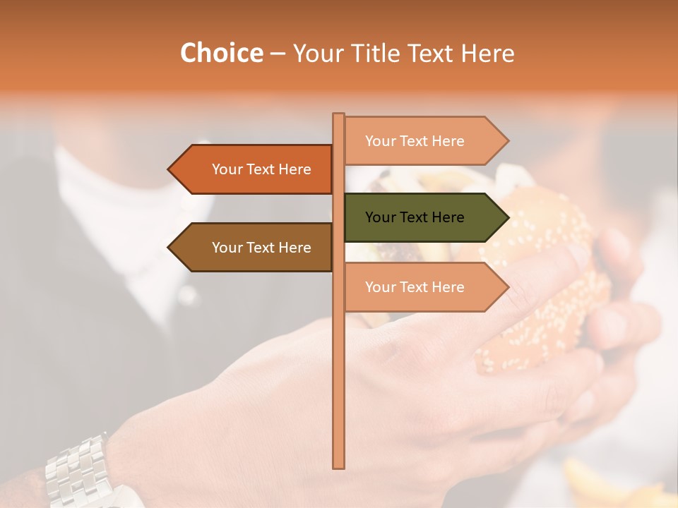 Profile View Pose PowerPoint Template