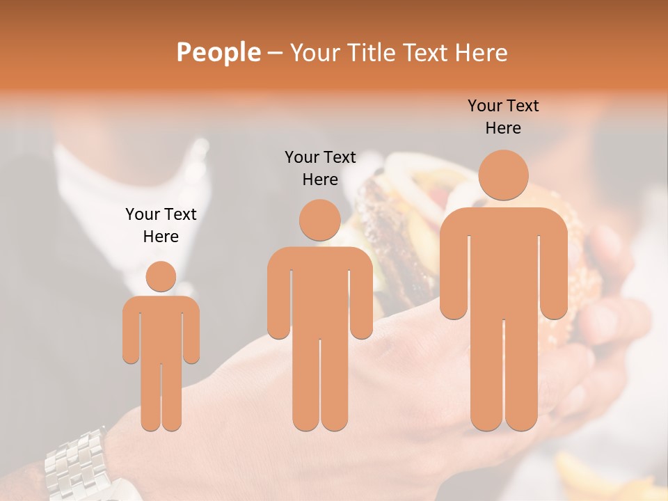 Profile View Pose PowerPoint Template