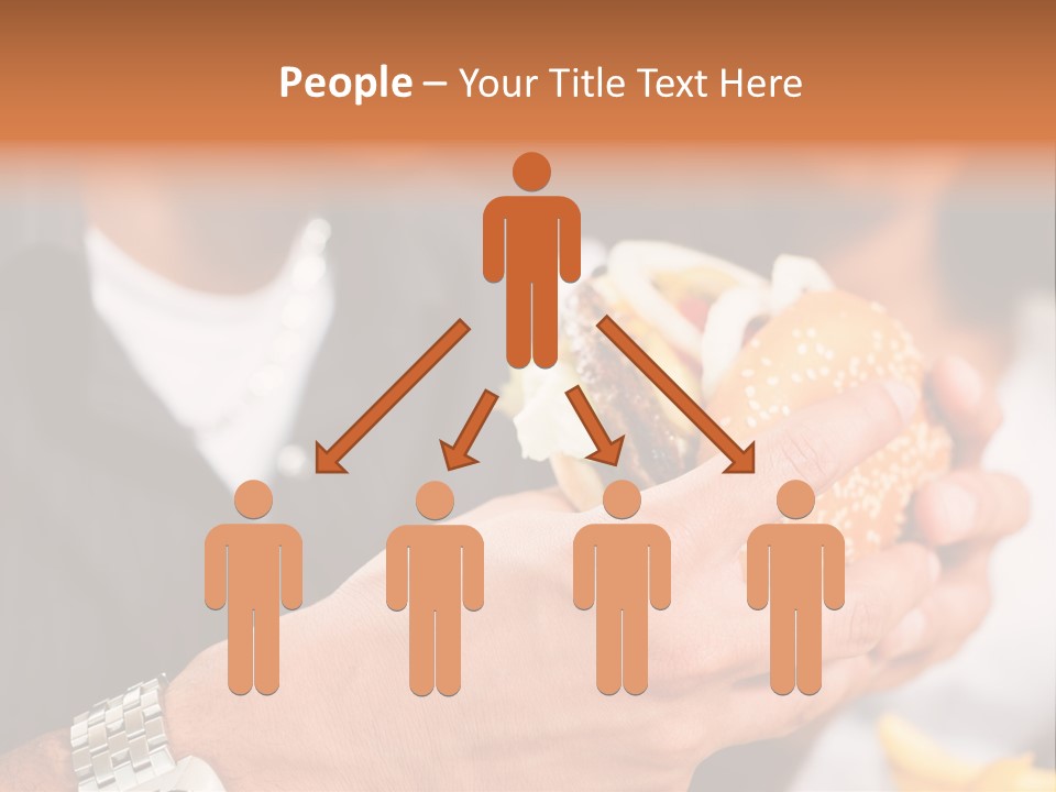 Profile View Pose PowerPoint Template