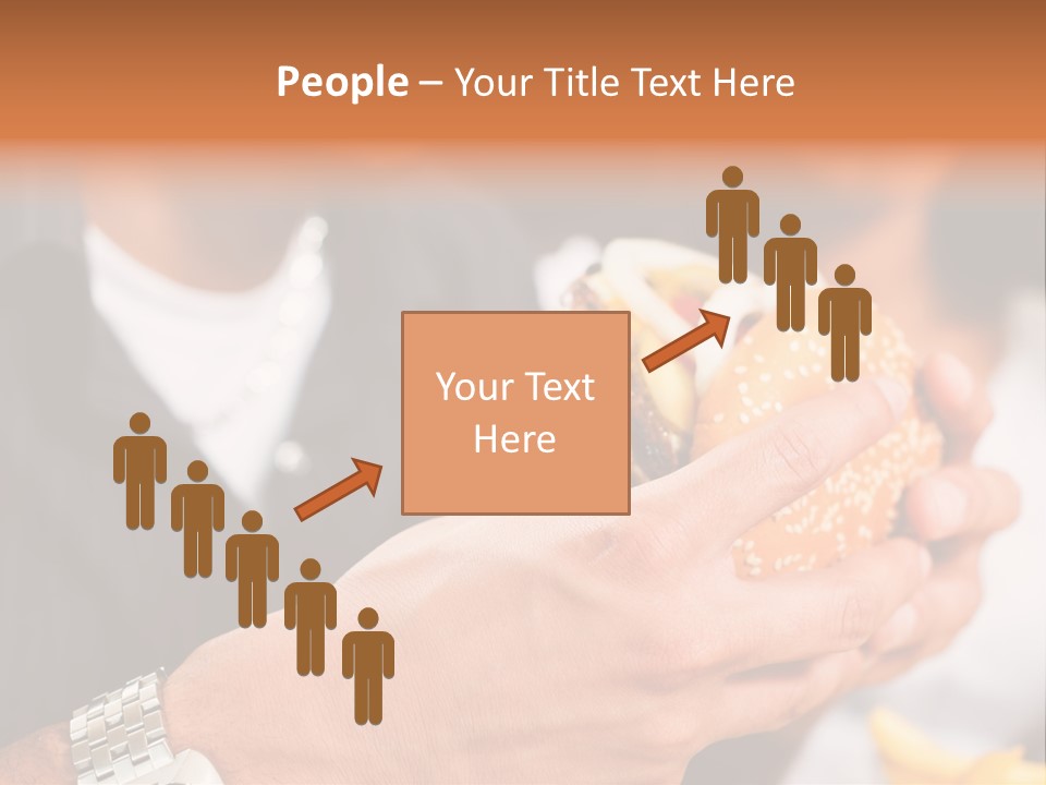 Profile View Pose PowerPoint Template
