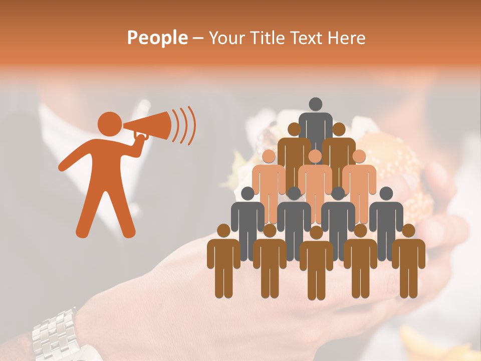 Profile View Pose PowerPoint Template