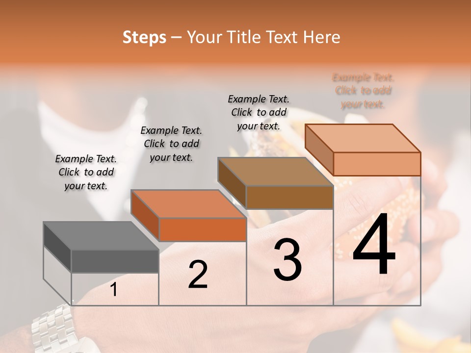 Profile View Pose PowerPoint Template