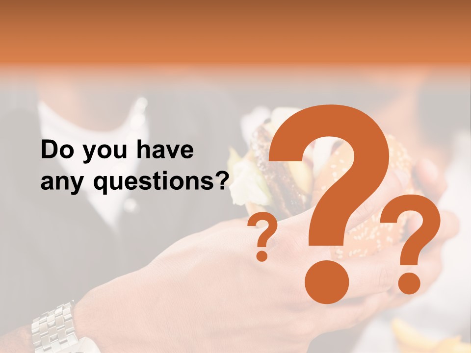 Profile View Pose PowerPoint Template