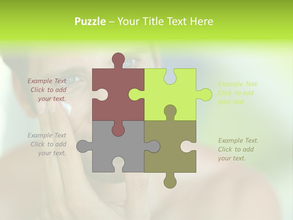 Nude Human Outline PowerPoint Template