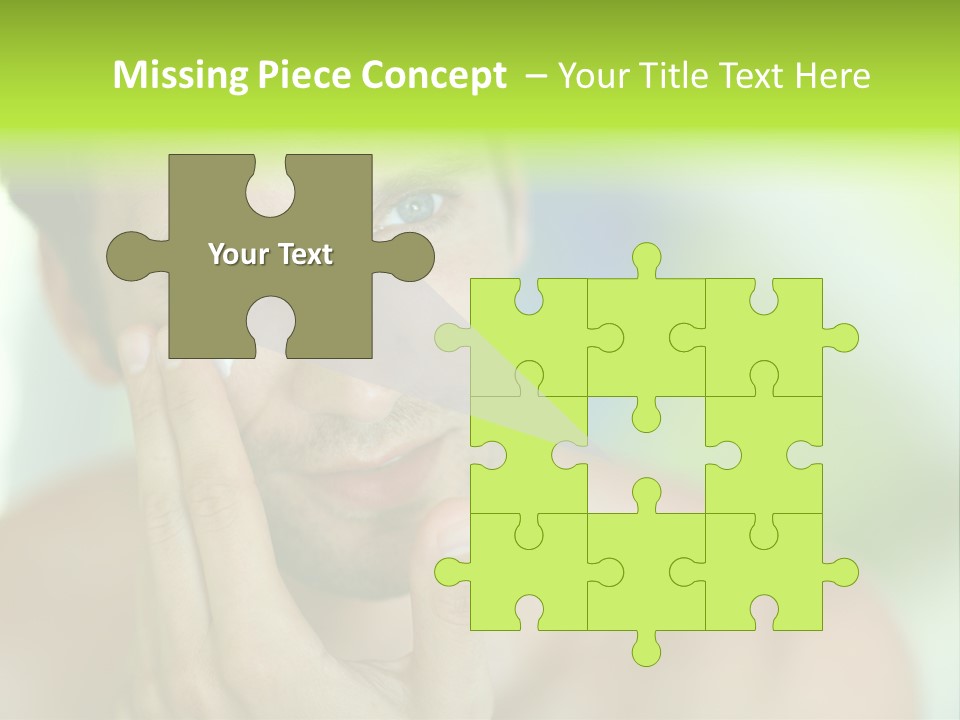 Nude Human Outline PowerPoint Template