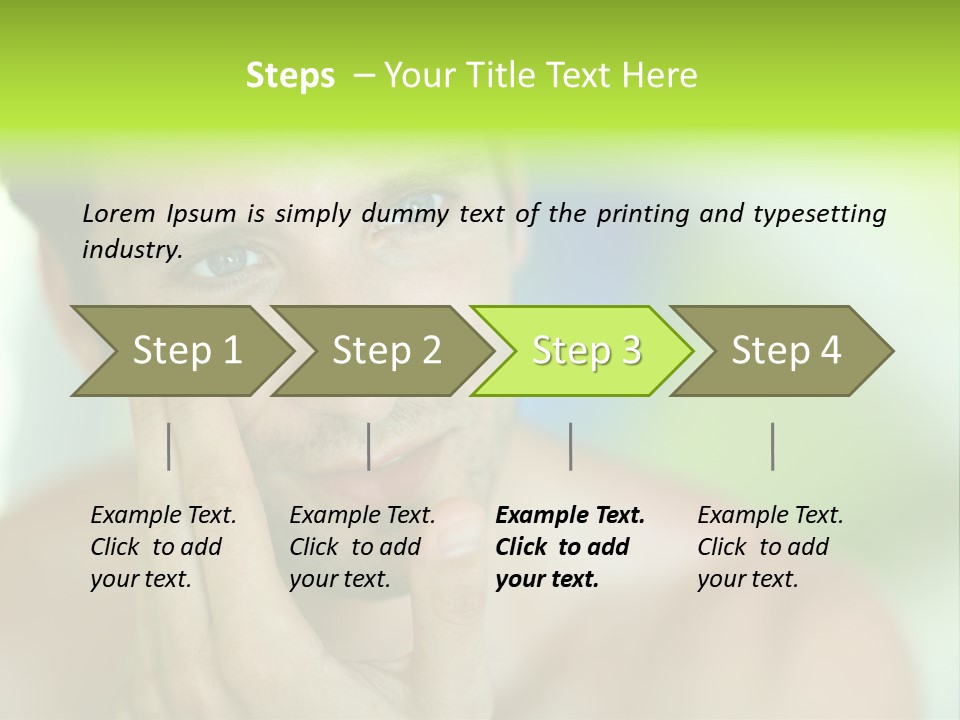 Nude Human Outline PowerPoint Template