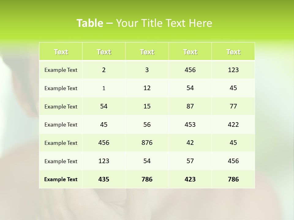 Nude Human Outline PowerPoint Template