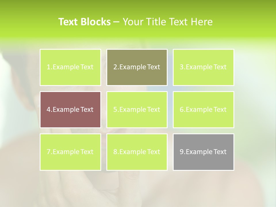 Nude Human Outline PowerPoint Template