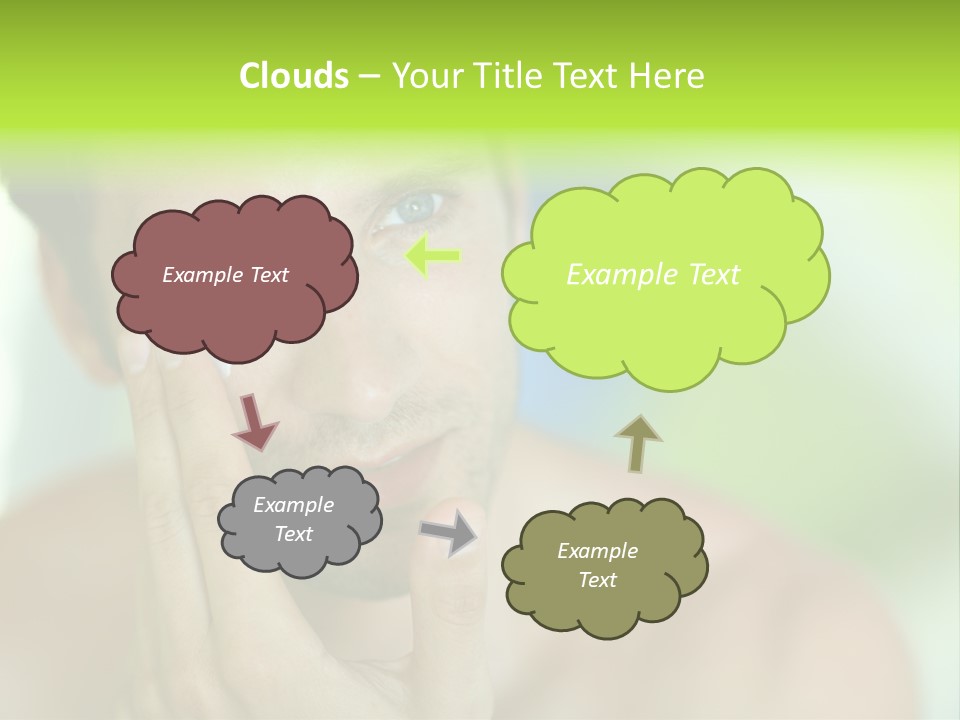 Nude Human Outline PowerPoint Template