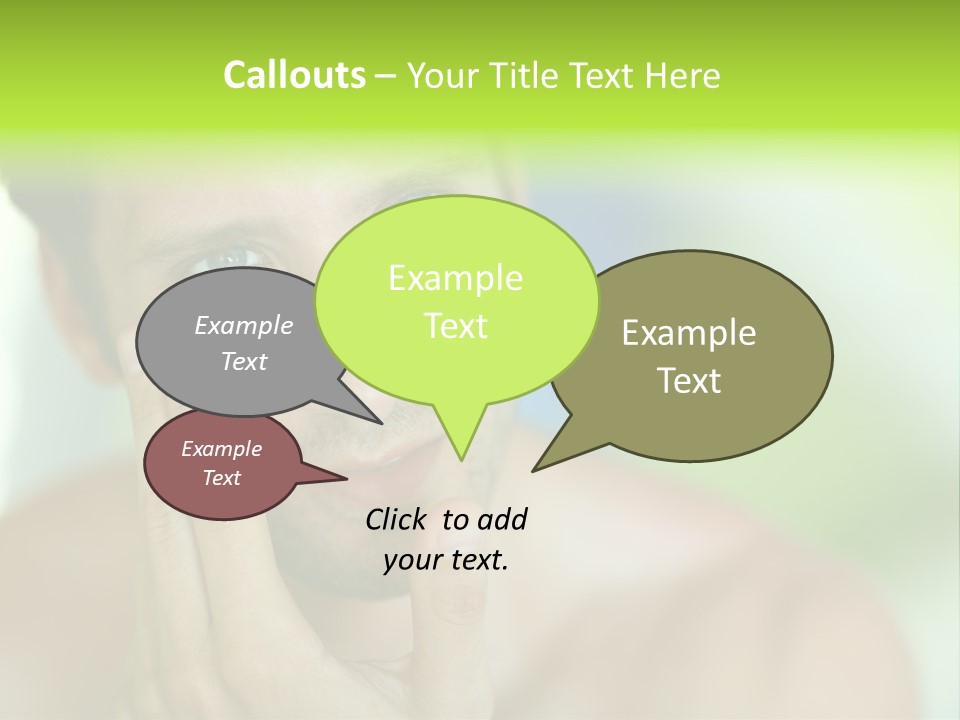 Nude Human Outline PowerPoint Template