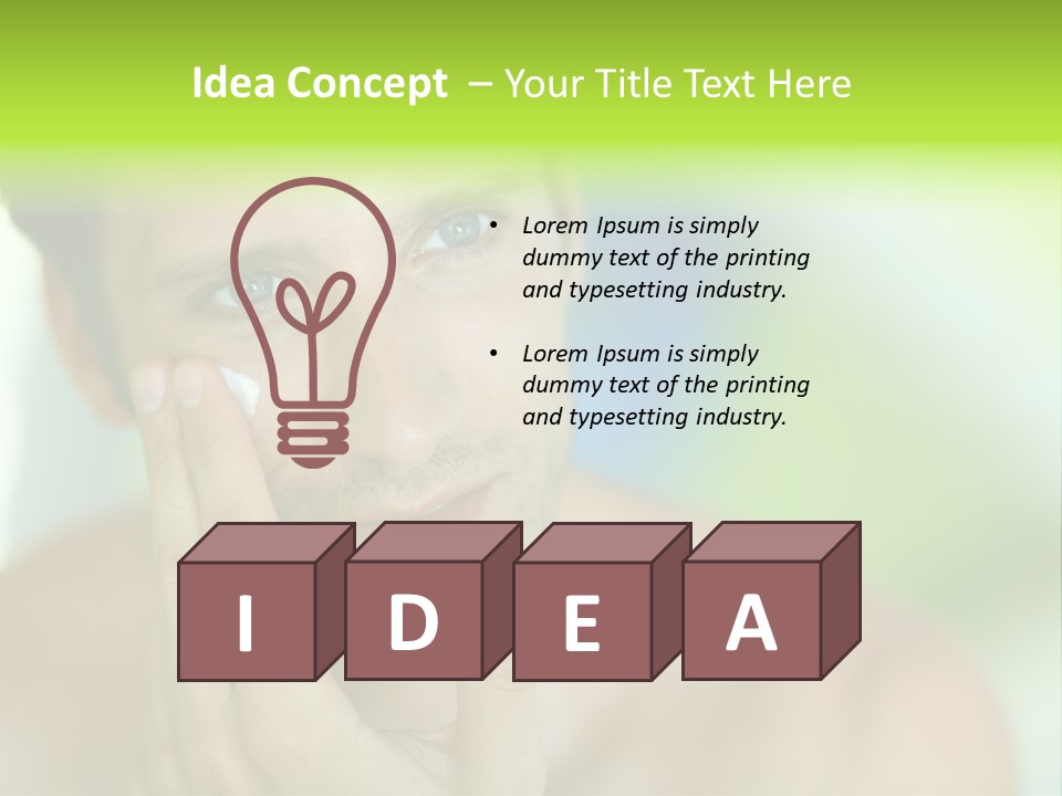 Nude Human Outline PowerPoint Template