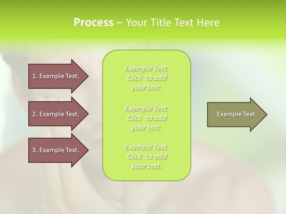 Nude Human Outline PowerPoint Template