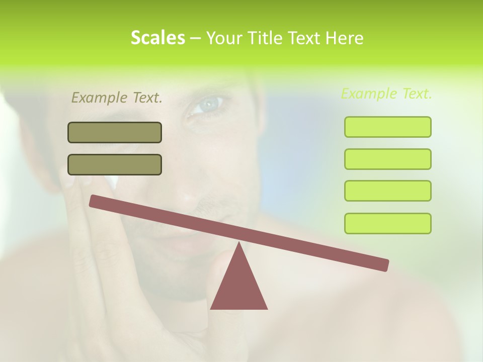 Nude Human Outline PowerPoint Template