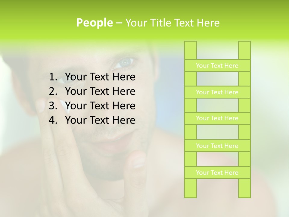 Nude Human Outline PowerPoint Template