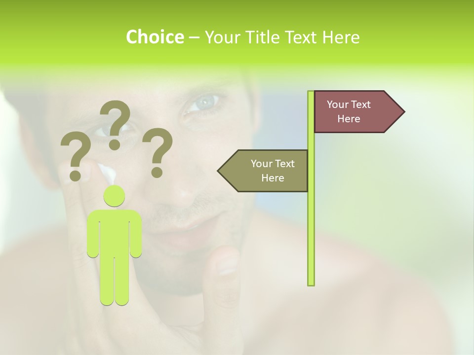 Nude Human Outline PowerPoint Template