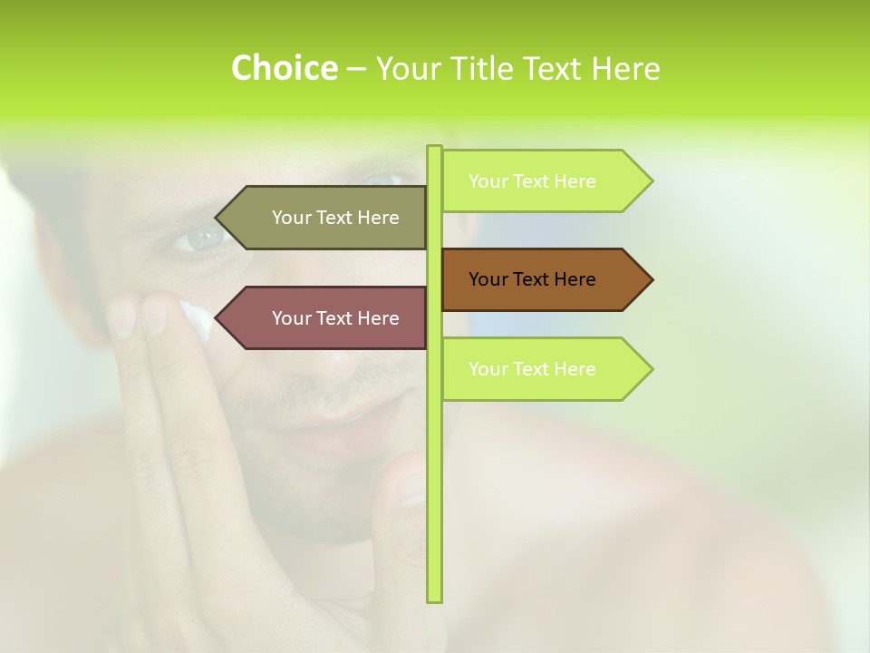 Nude Human Outline PowerPoint Template