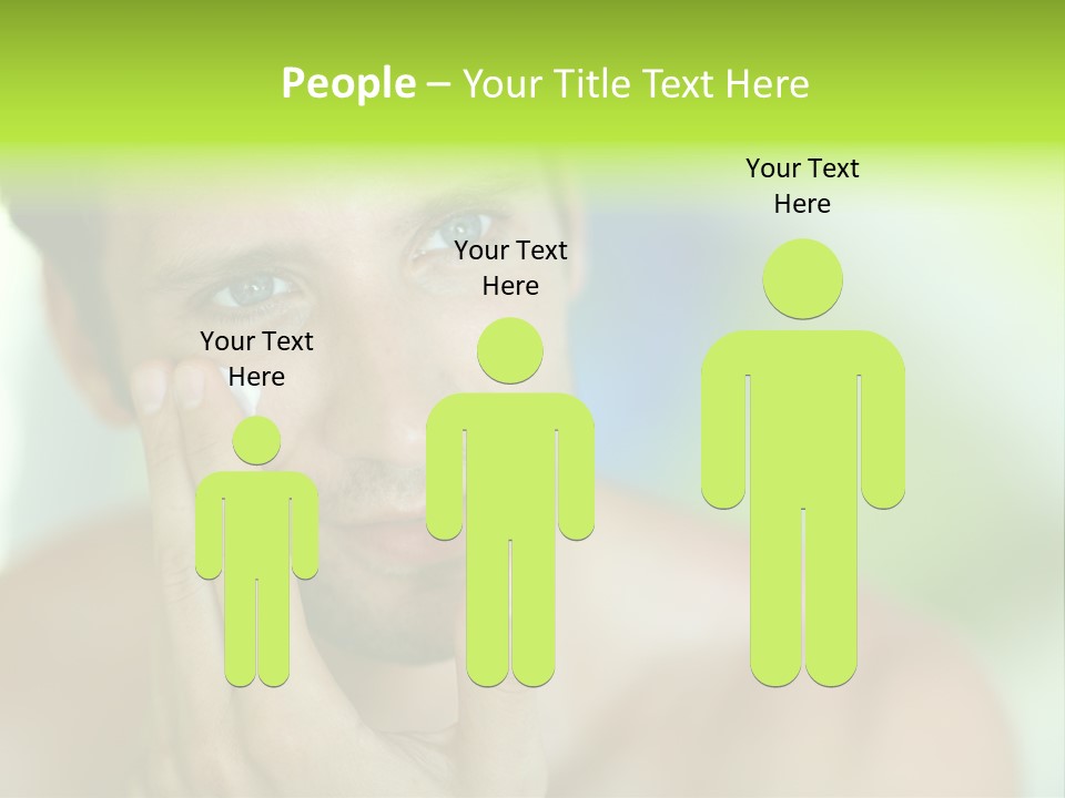 Nude Human Outline PowerPoint Template