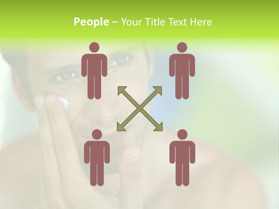 Nude Human Outline PowerPoint Template