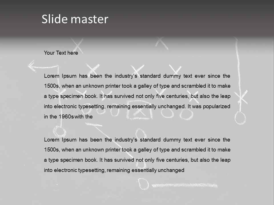 Three Back Illustration PowerPoint Template