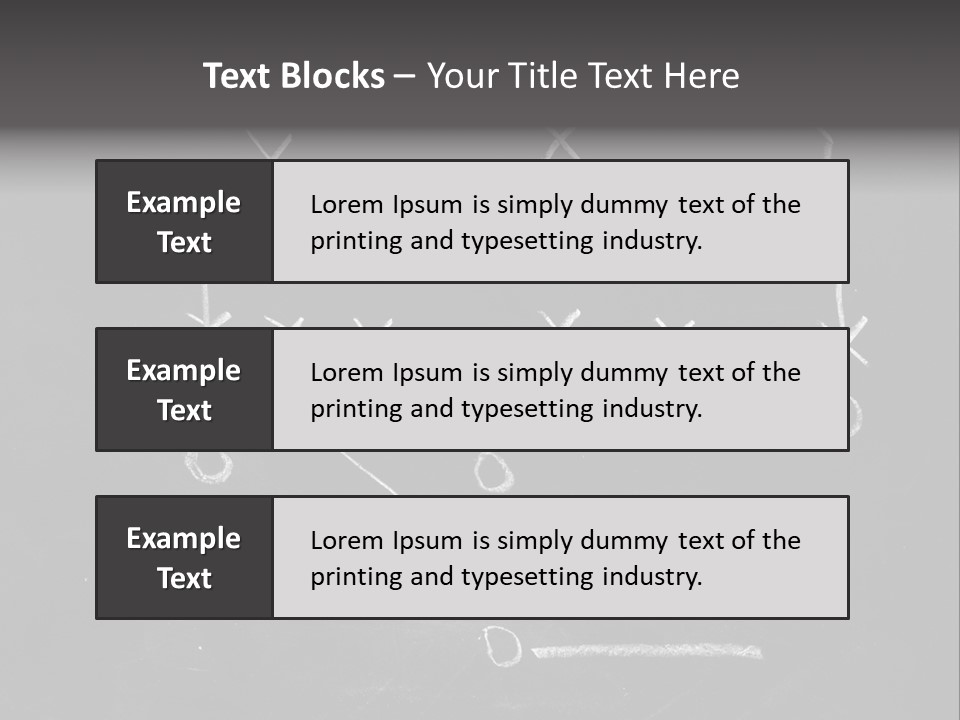 Three Back Illustration PowerPoint Template
