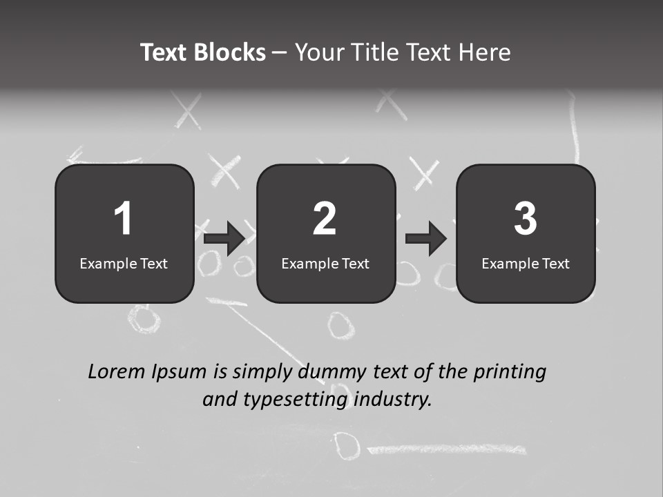 Three Back Illustration PowerPoint Template