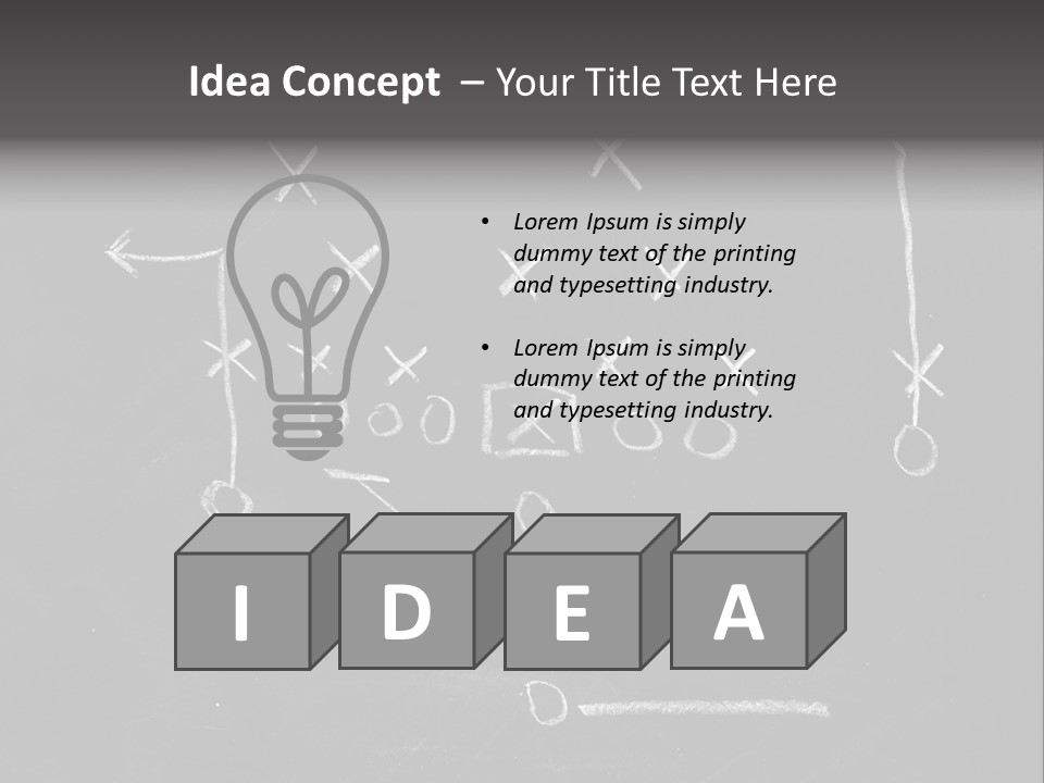 Three Back Illustration PowerPoint Template