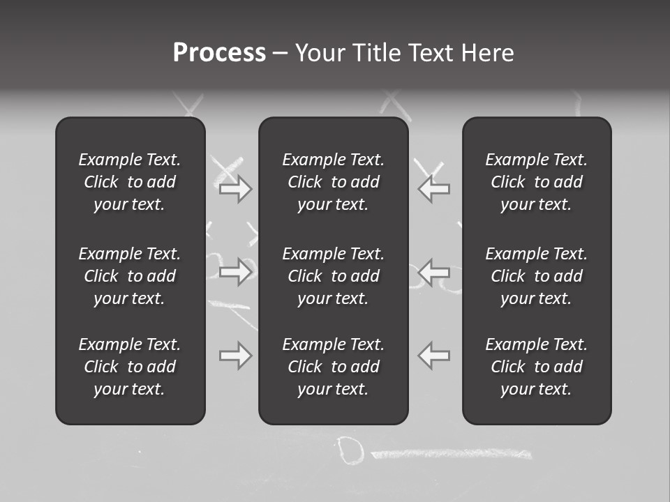 Three Back Illustration PowerPoint Template