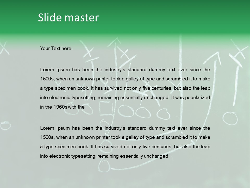 Fashion Side Proportions PowerPoint Template