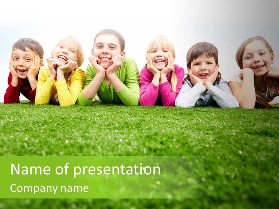 Youthful Cheerful Playful PowerPoint Template