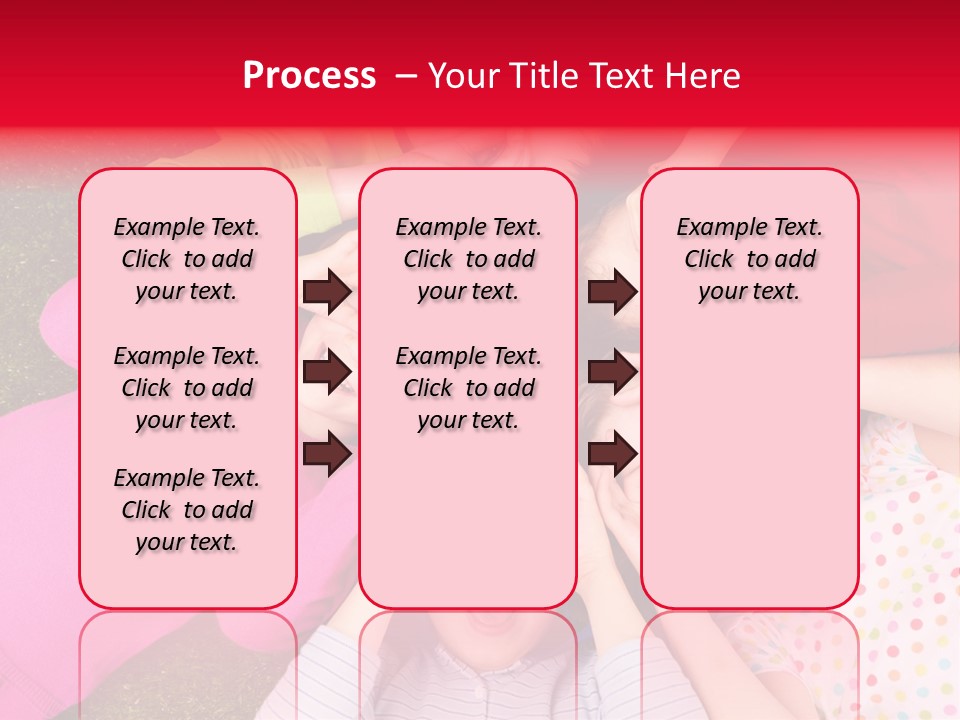 A Group Of Children Laying In A Circle On The Grass PowerPoint Template