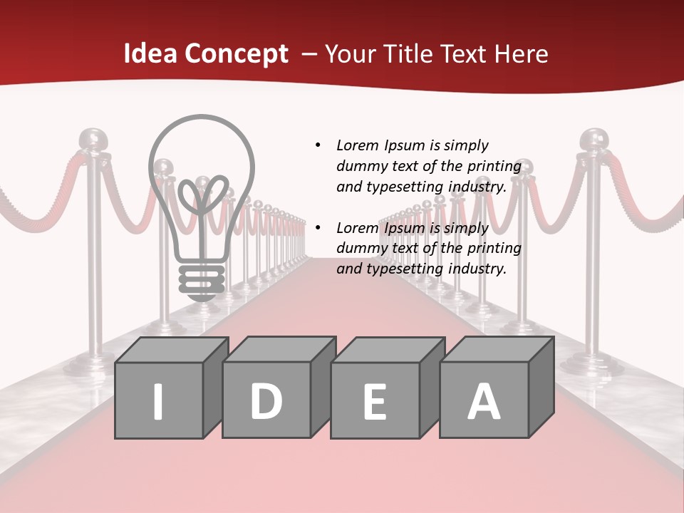 Carpet Glory Winner PowerPoint Template