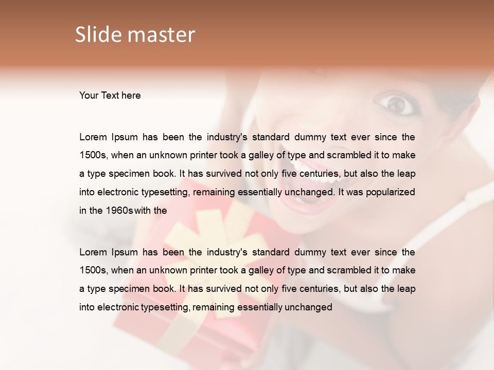 Sexy Excited  PowerPoint Template