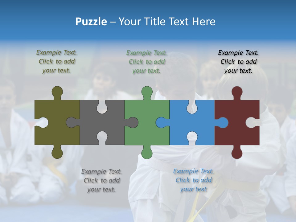 Training Sport Hand PowerPoint Template