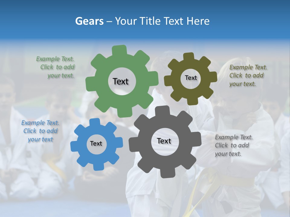 Training Sport Hand PowerPoint Template