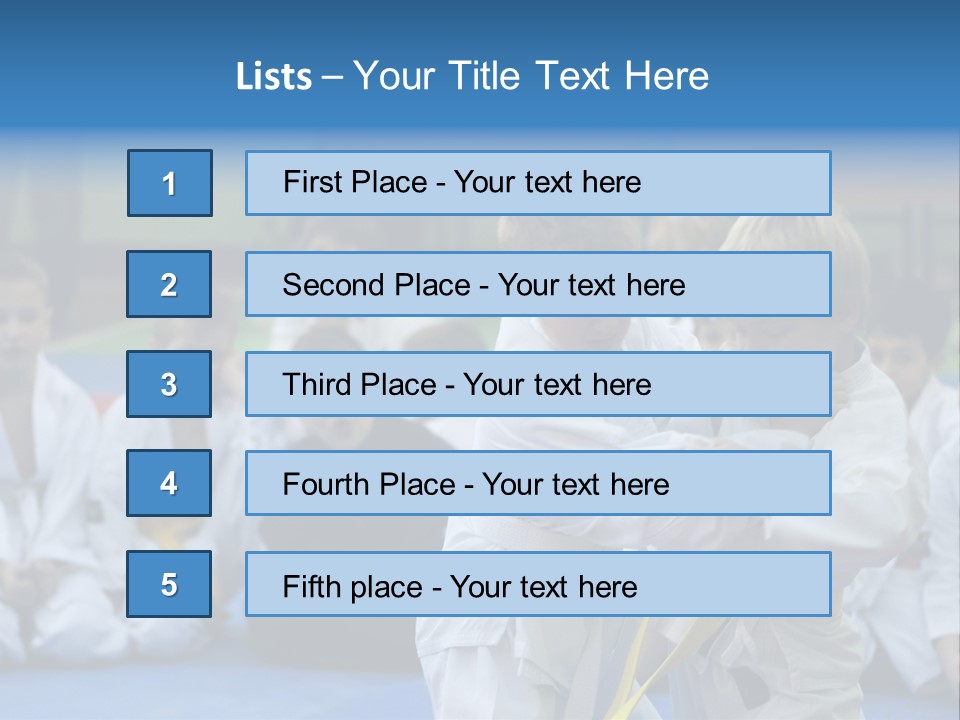 Training Sport Hand PowerPoint Template